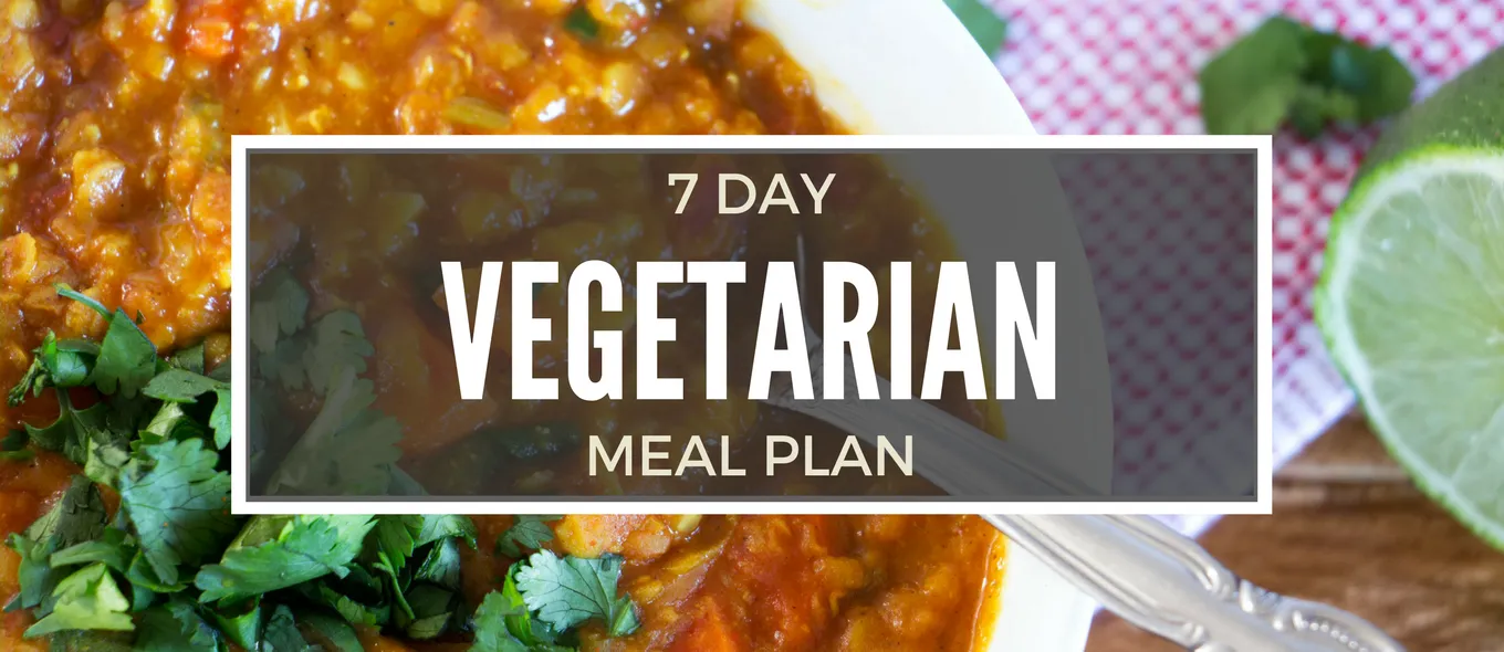 7-Day Vegetarian Diet Meal Plan