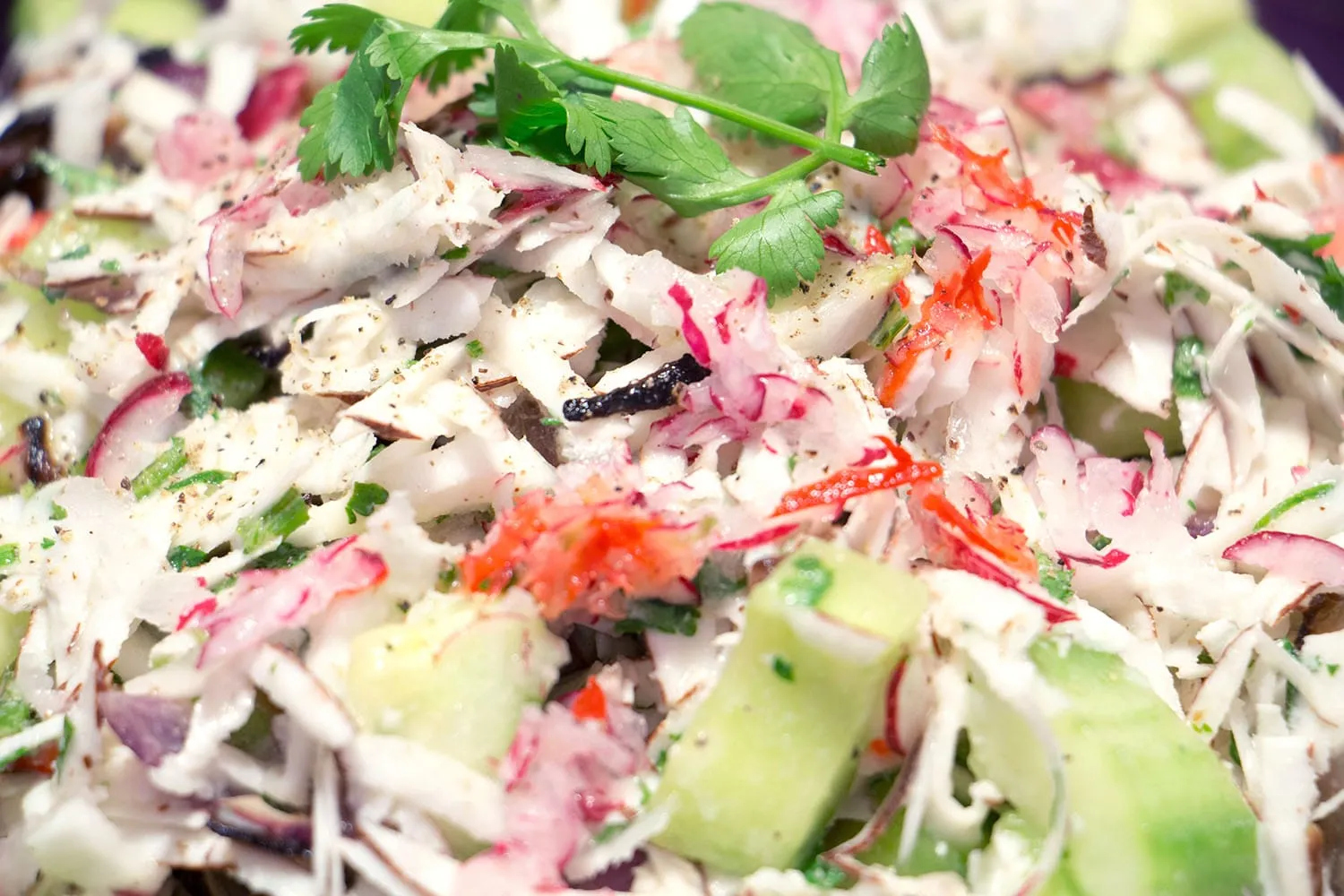 Coconut and cucumber salad