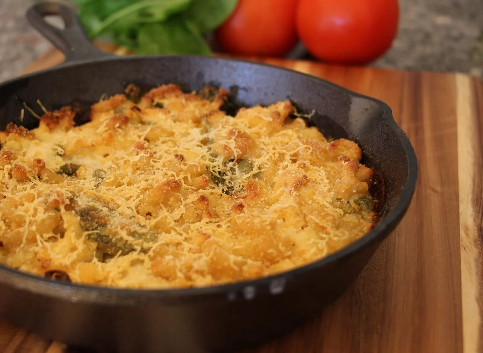 Mac & Cheese with Cauliflower and Spinach