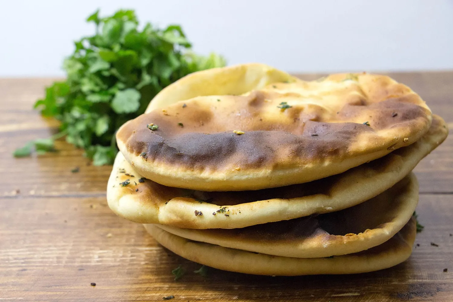 Garlic and Coriander Naan Bread