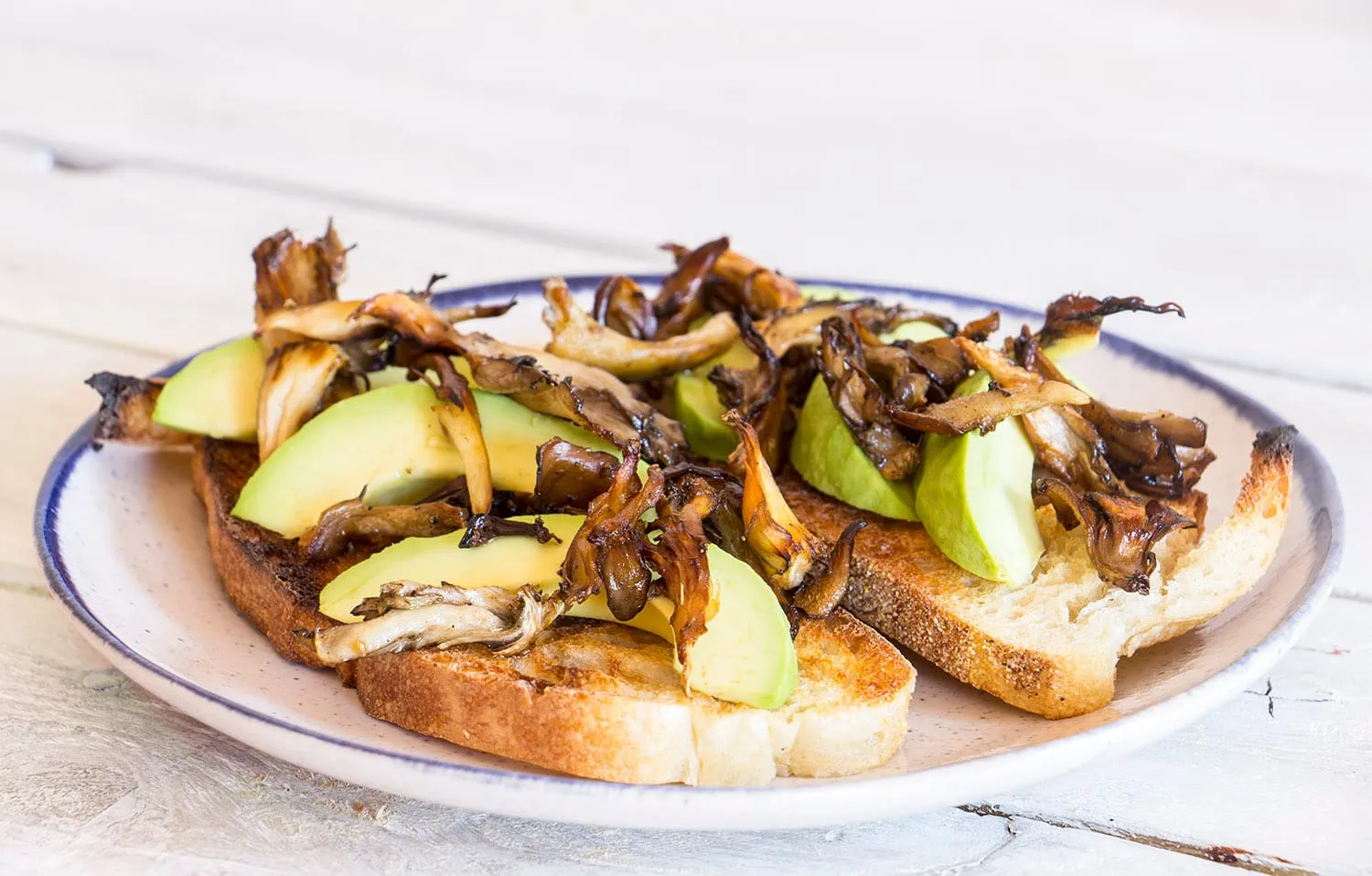 Avocado Mushroom Toast Recipe
