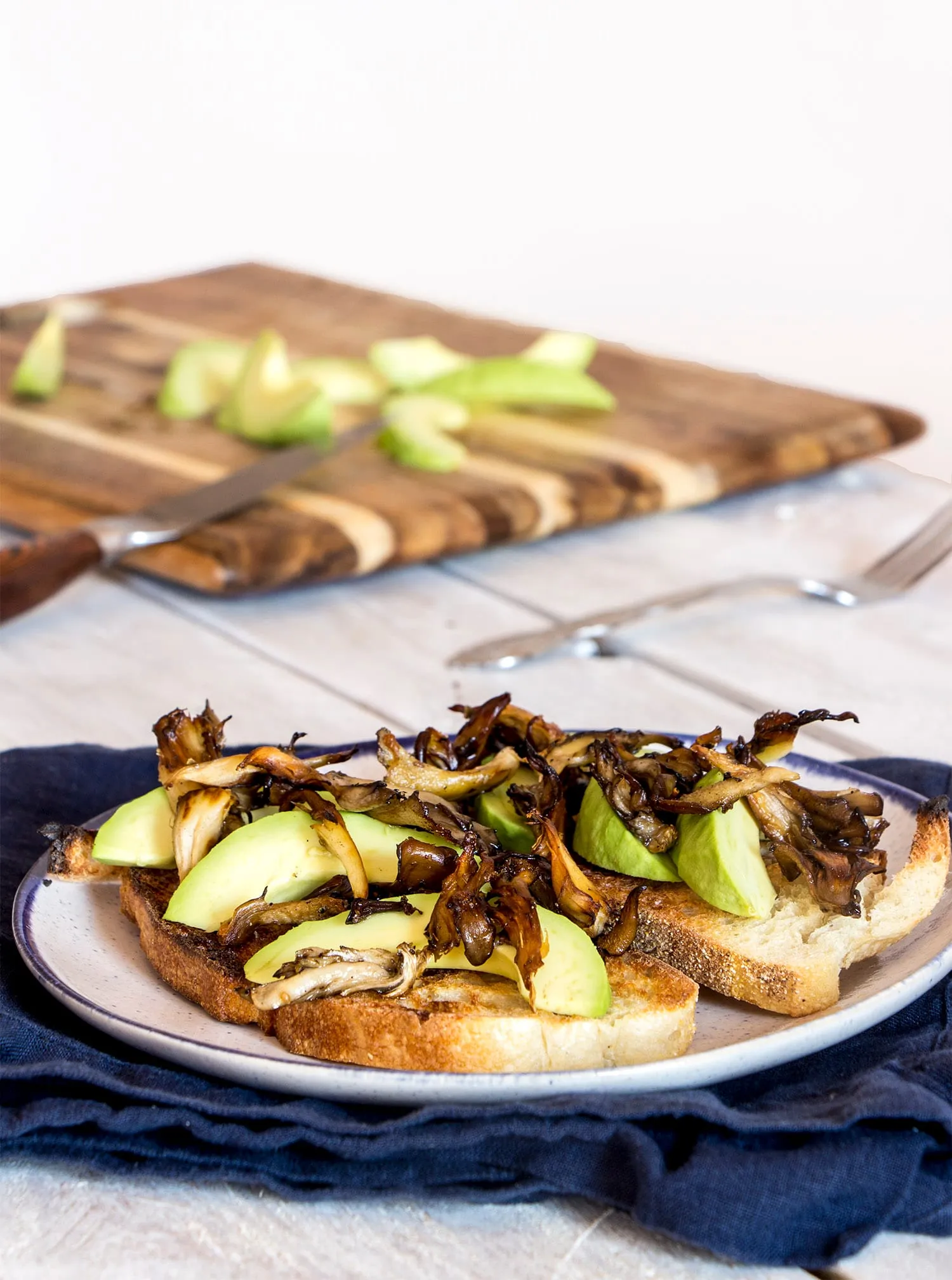 Avocado Mushroom Toast Recipe