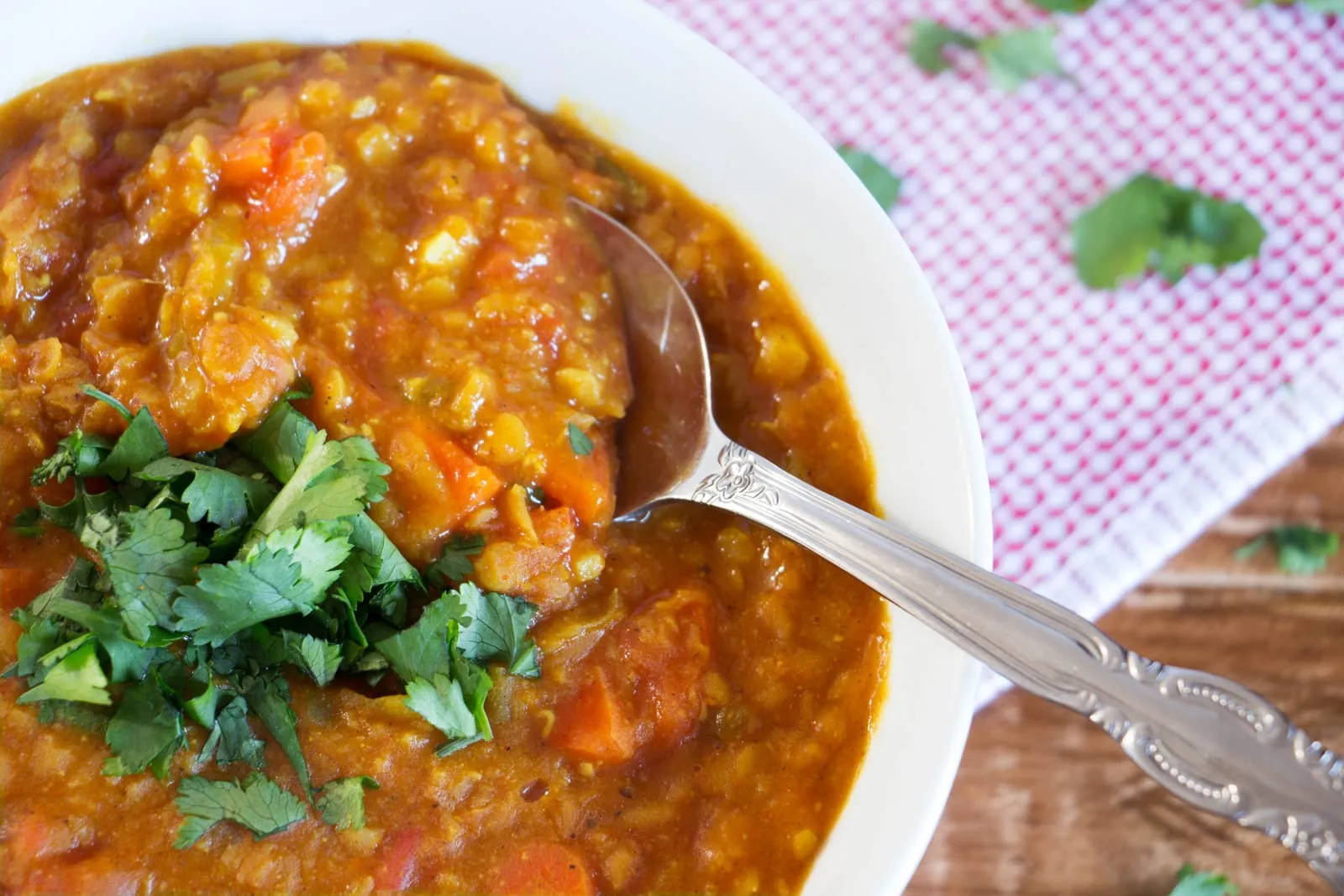 red lentil curry