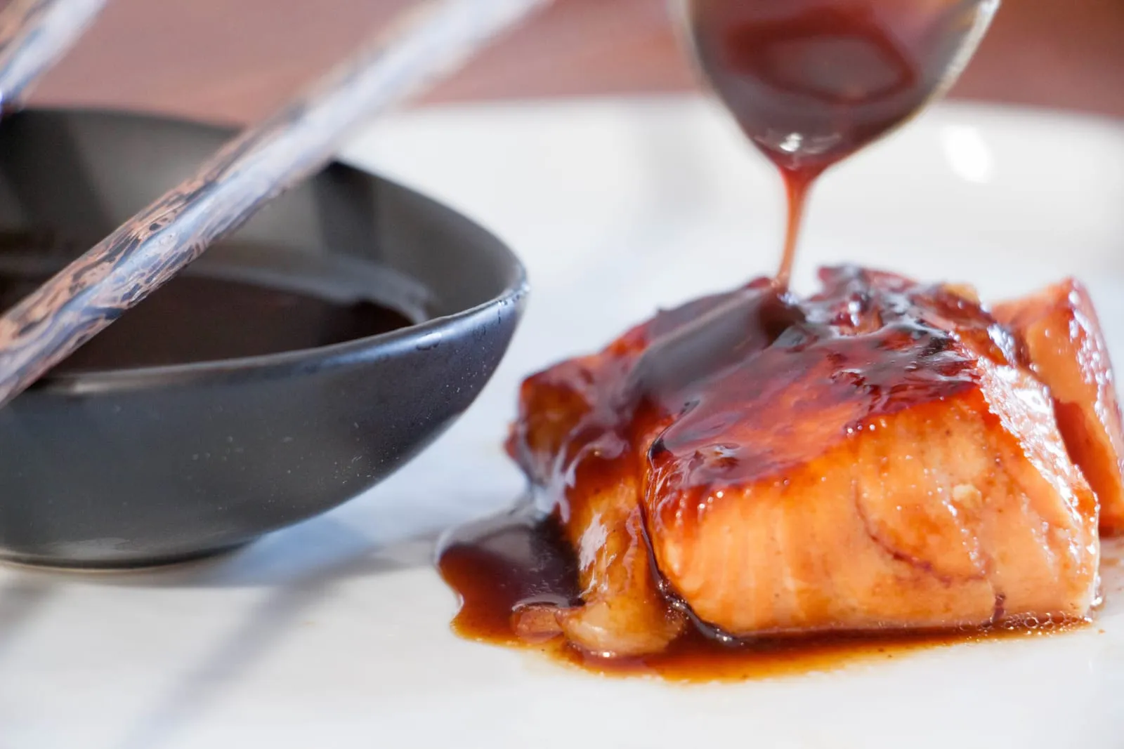 teriyaki glazed salmon