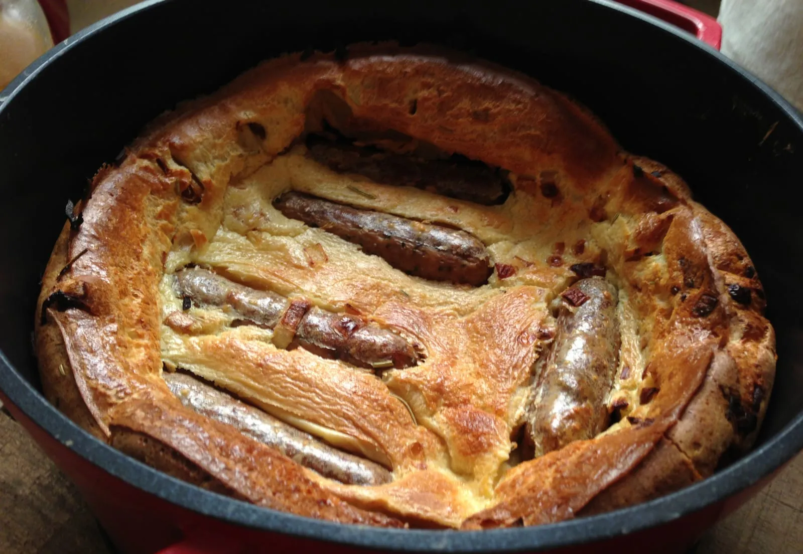 Vegetarian Toad in the Hole with Onion Gravy